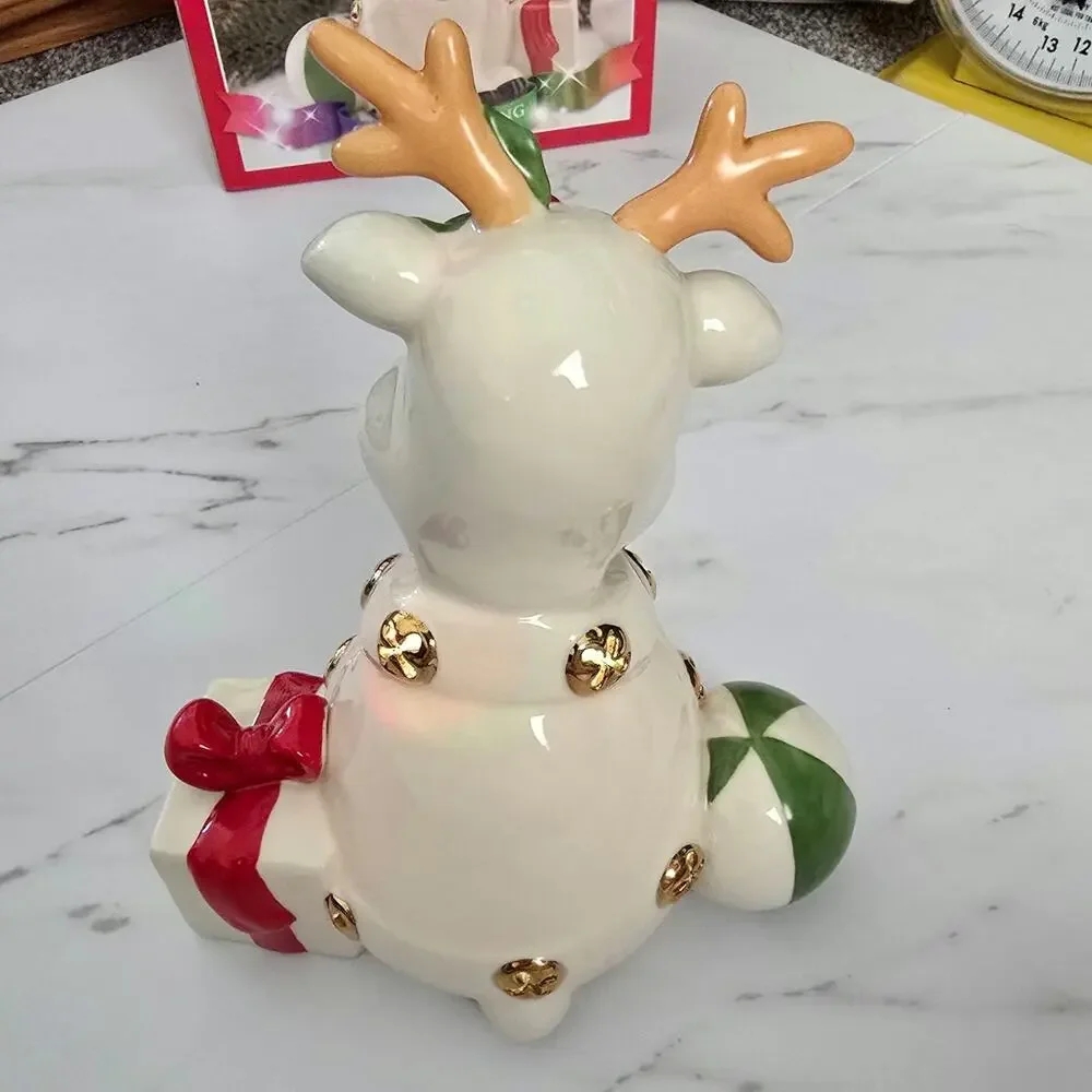 New Lenox Raindeer North Pole Sparkle Light Up Figuren